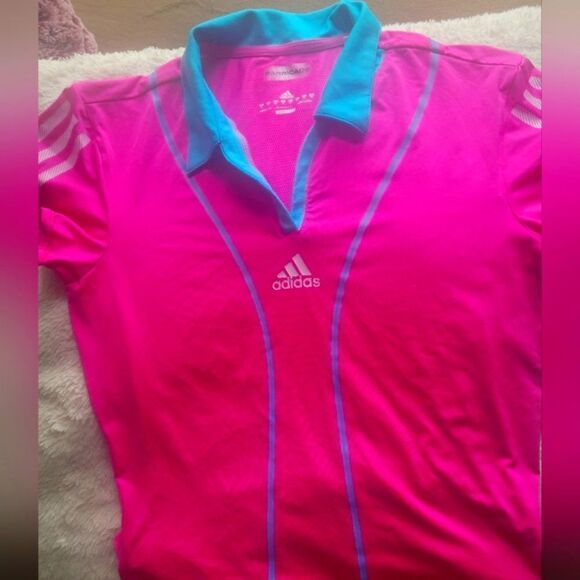 Women's Addias Barricade Tennis Polo Sz S - Picture 1 of 10